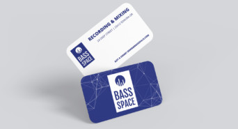 A business card for bass space